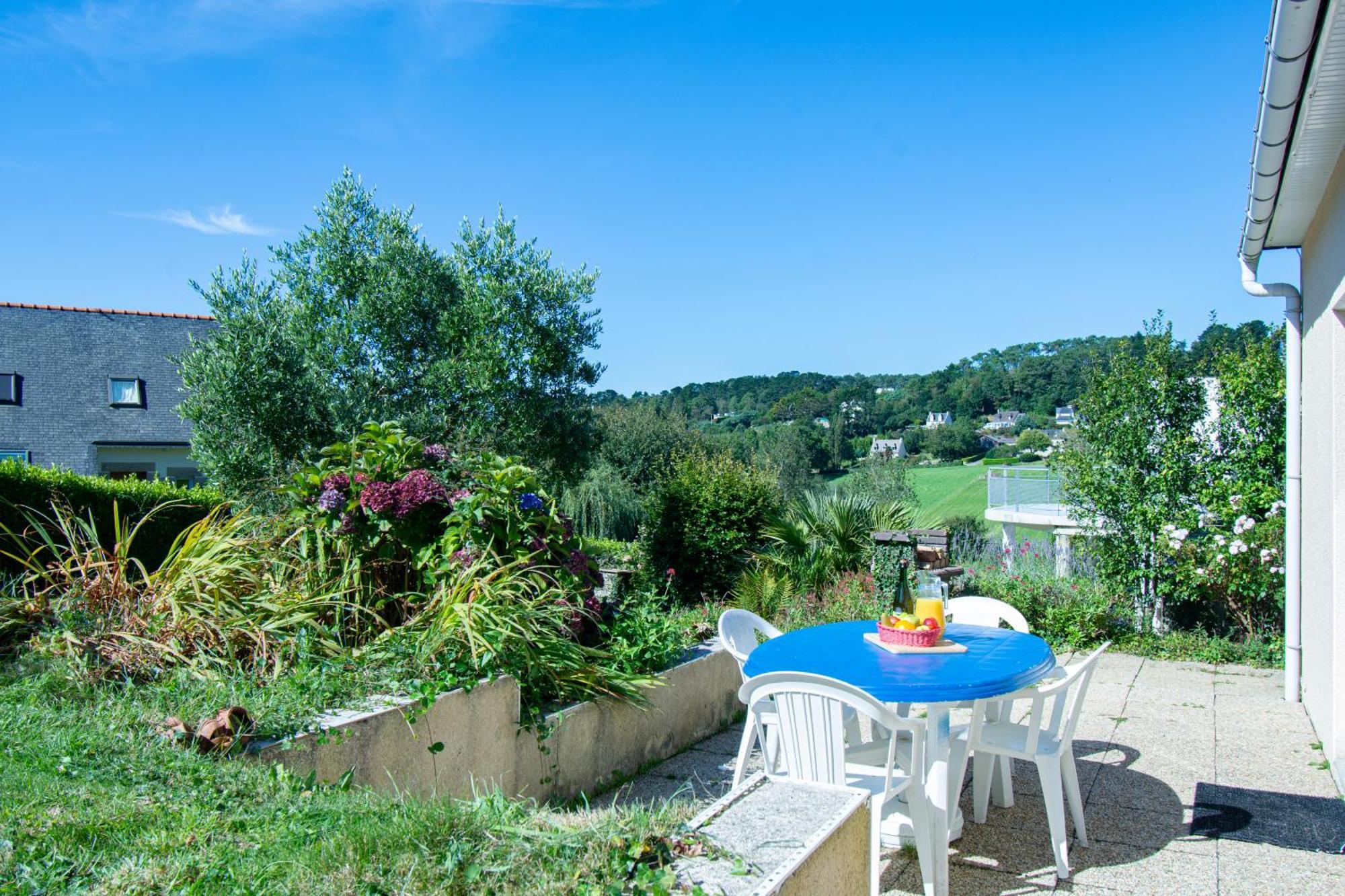 Goul Ar Roz I Terrasse Sud & Vue Mer Telgruc-sur-Mer Luaran gambar
